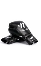 Will IT Lace-UP Black Boxing Gloves