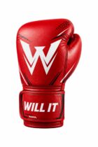Willit PRO Leather Velcro Red Boxing Gloves