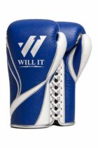 Willit Velcro Blue & White Boxing Gloves