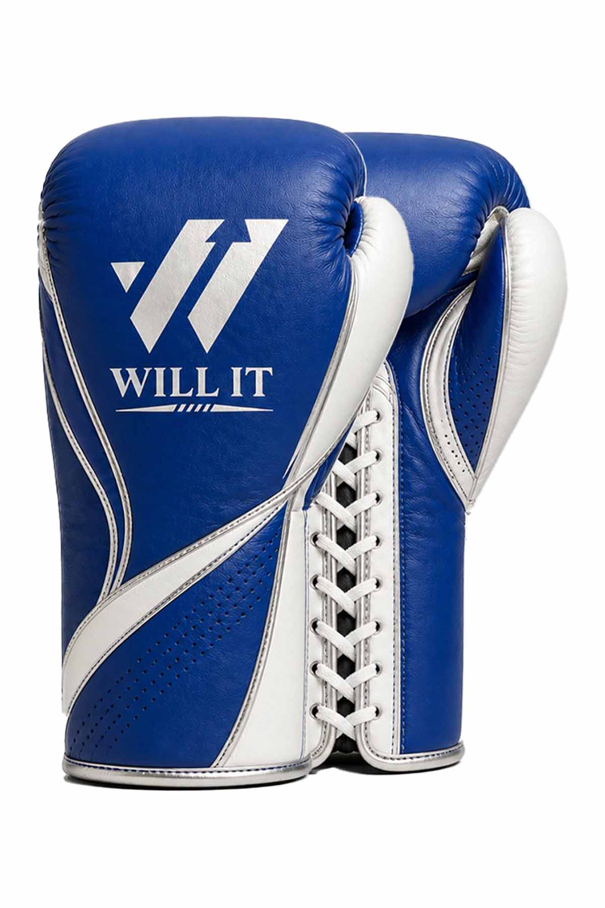 Willit Velcro Blue & White Boxing Gloves (2) Willit Velcro Blue & White Boxing Gloves