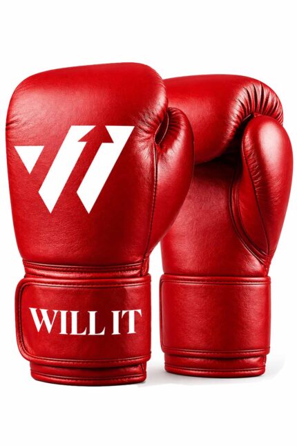Willit Velcro Red Boxing Gloves
