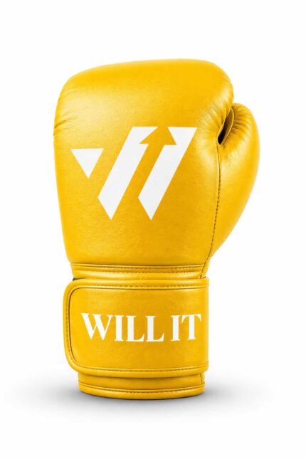 Willit Velcro Yellow Boxing Gloves
