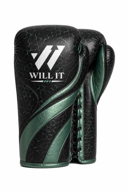Willit Lace-UP Black Boxing Gloves