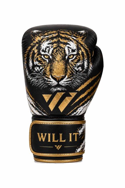 Willit Lace-UP Black Boxing Gloves