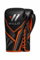 Willit Lace-UP Velocity Black Boxing Gloves