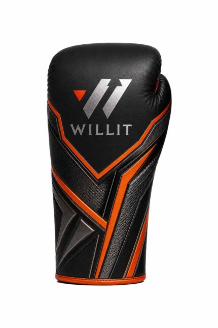 Willit Lace-UP Velocity Black Boxing Gloves