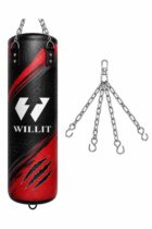 Willit Black & Red Training Punch Bag