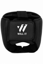 Willit PRO Leather Boxing Headgear Black