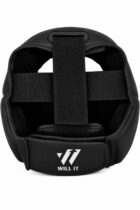 Willit PRO Leather Boxing Headgear Black
