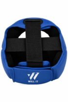 Willit PRO Leather Boxing Headgear Blue
